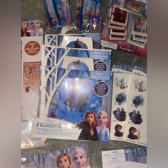 Disney Frozen Celebration birthday party Kit with Blue and Purple Accents